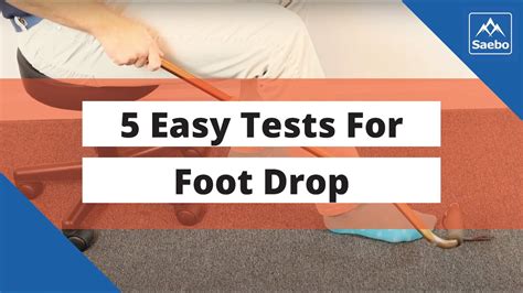 tests for foot drop|special tests for foot drop.